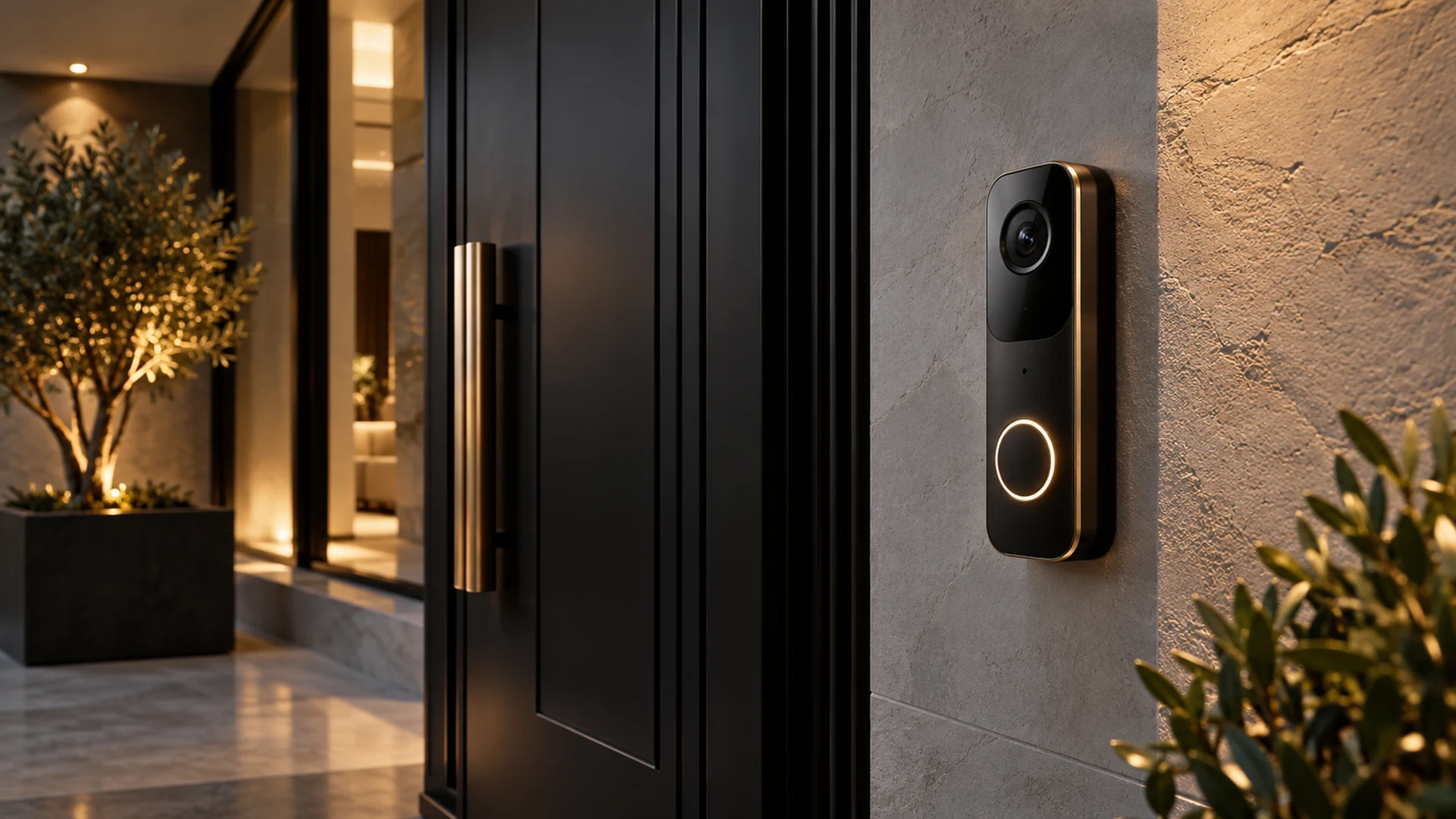 Domogenie Video doorbell — illustrative product scene