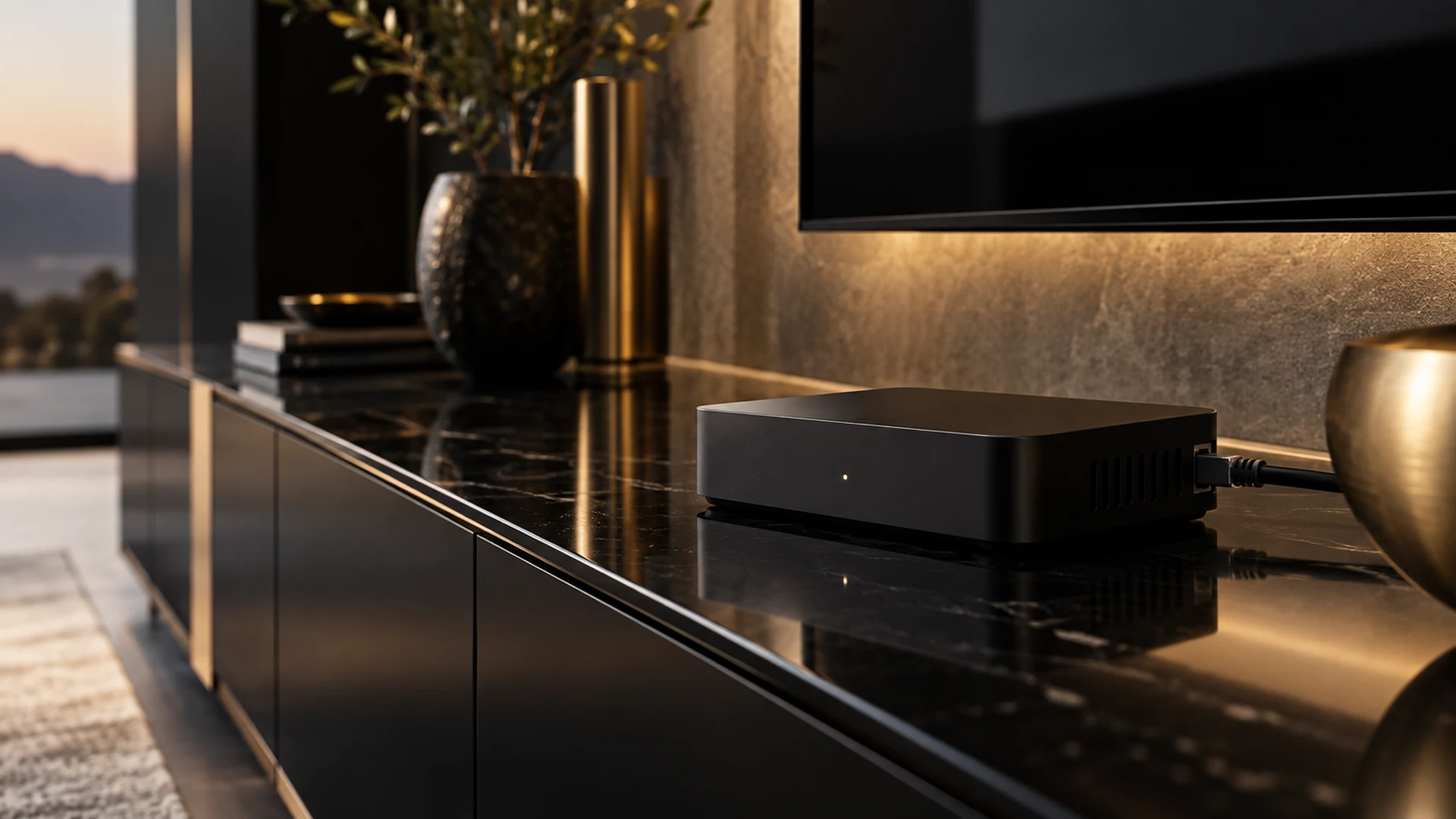 zmote Connected home controller — illustrative product scene