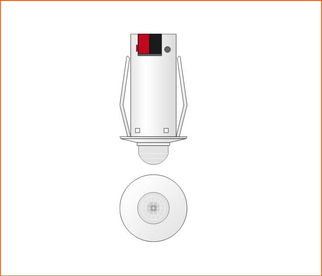 Infrared KNX Motion Sensor