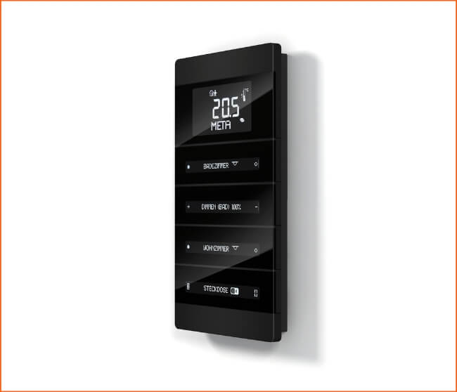 Enertex Meta Premium KNX Gold, Black, Aluminium
